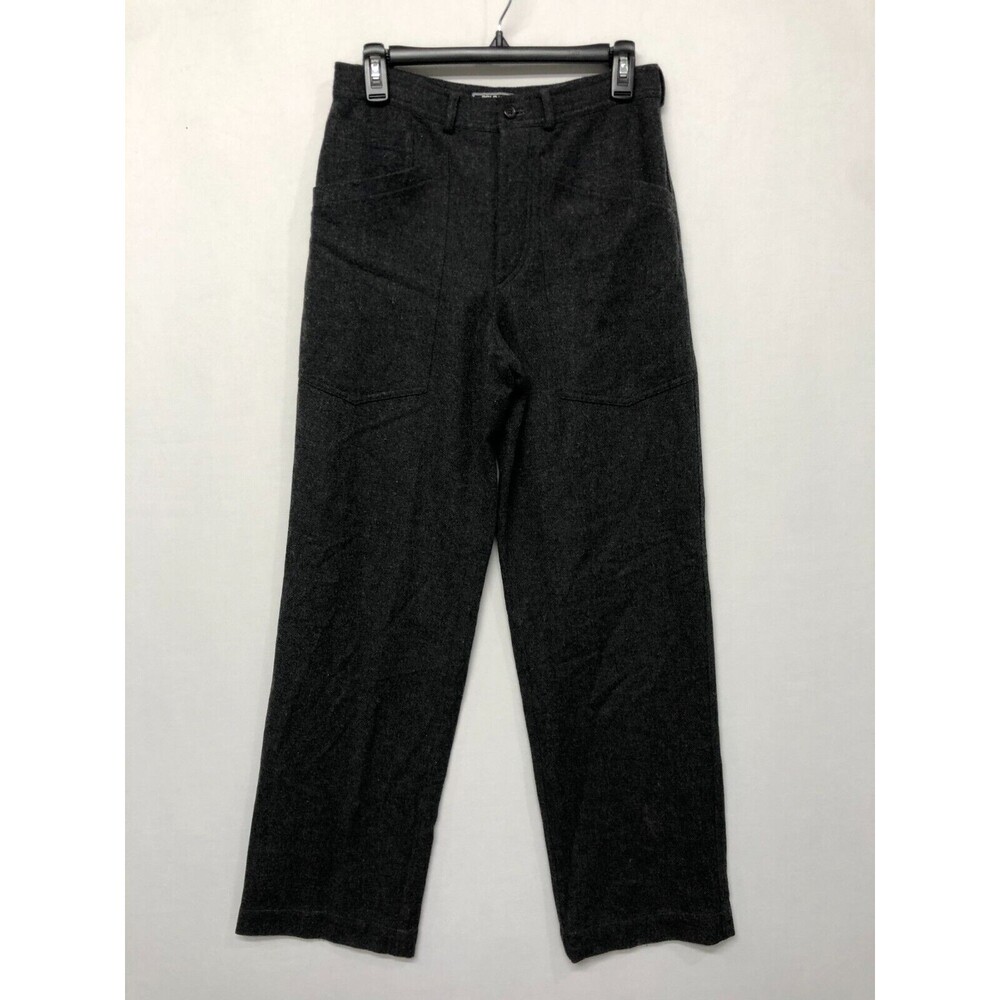 Vintage Polo Sport Ralph Lauren Women Y2K Pants Size 6 Wool Blend Gray B314 -24
